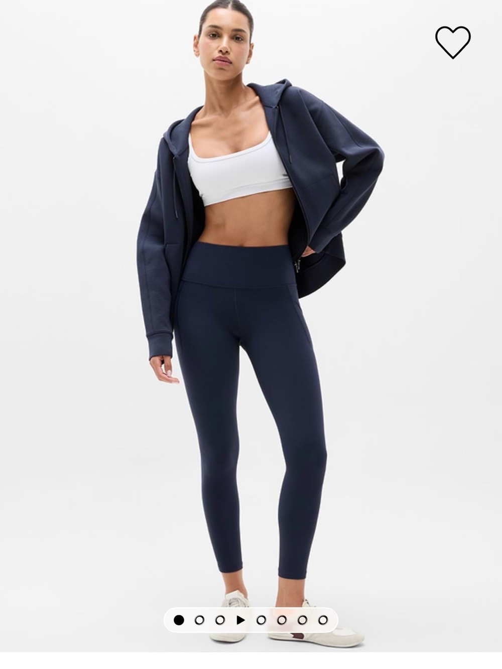 Athleta Navy High-Rise Performance Leggings